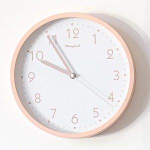 12 Inch Non Ticking Wall Clock Modern Home & Office Décor